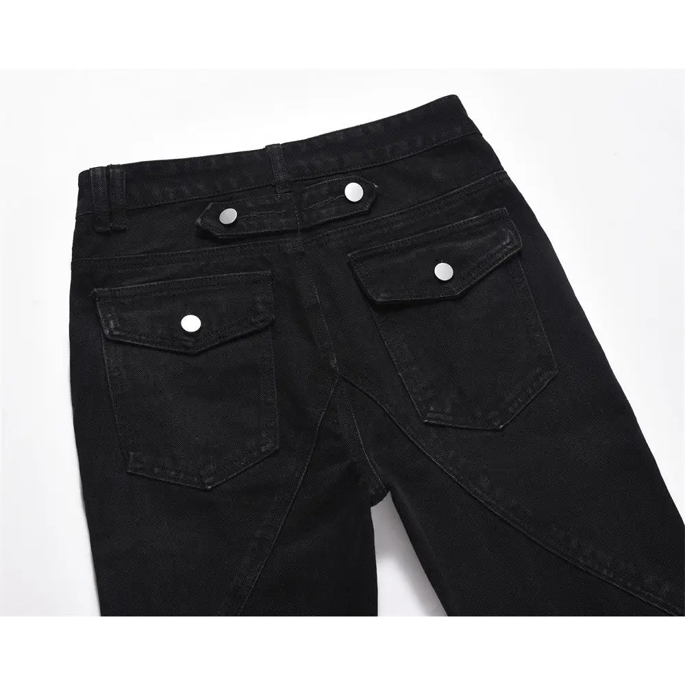 Fashion Personality Denim Trousers Men