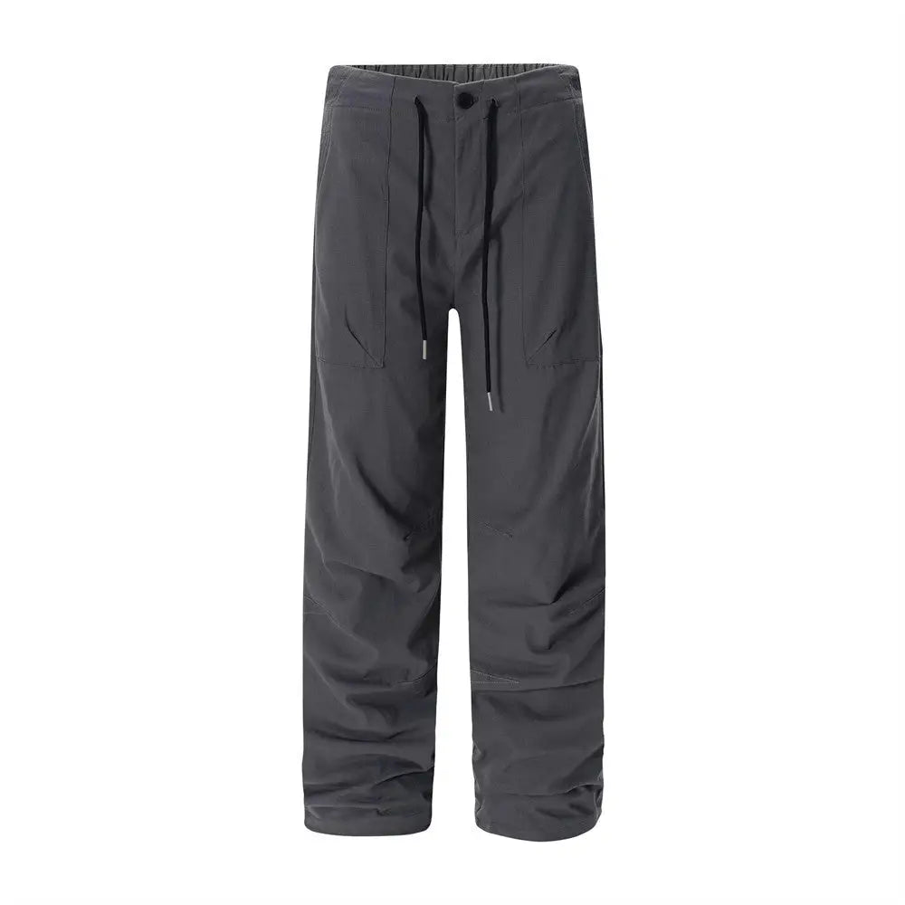 Fashion Personality Loose Casual Trousers Men - Gray / S
