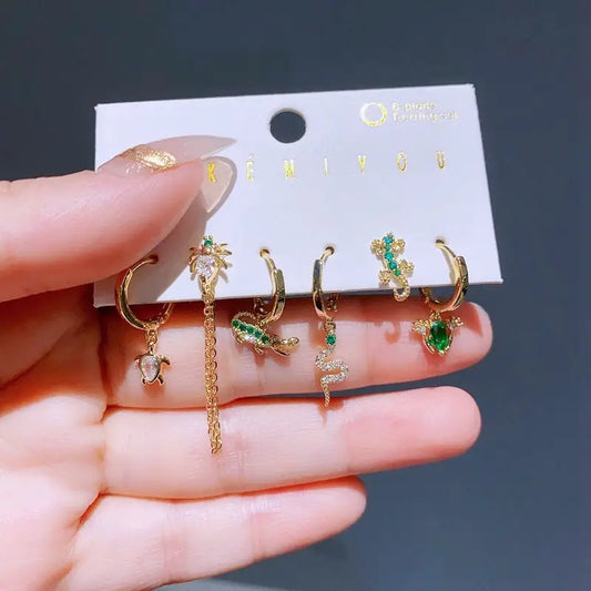 Fashion Personality Small Animal Earings Set - Beyond Trends Hub 