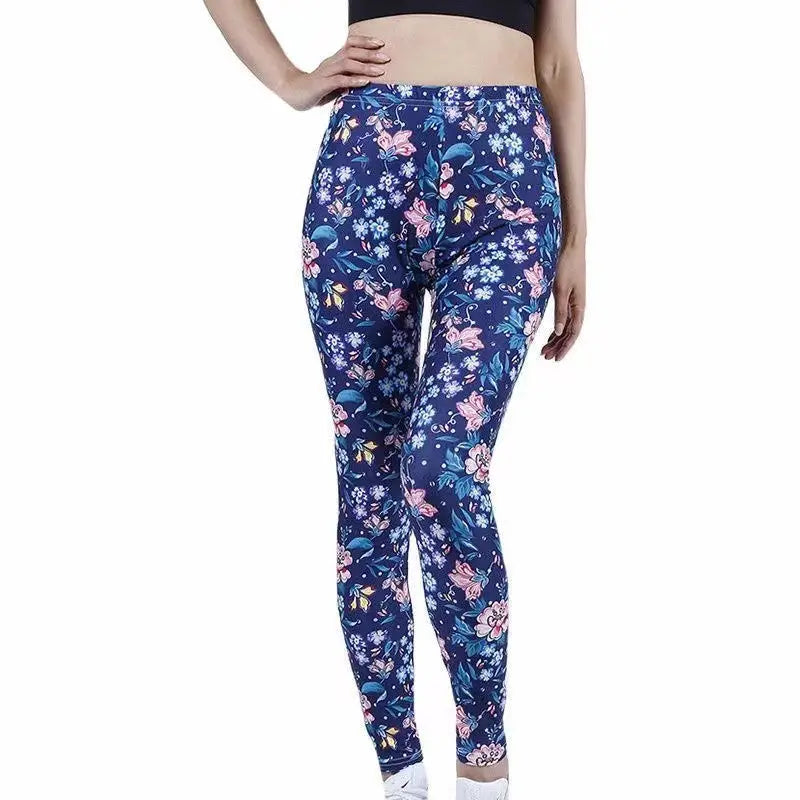 Fashion Printed Stretch Slimming Leggings Women Beyond Trends Hub