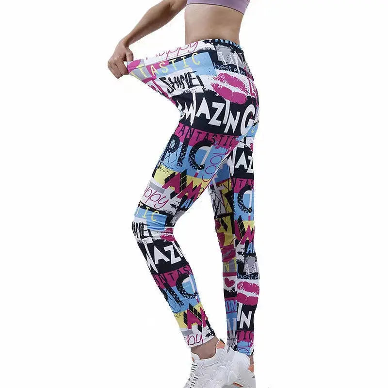 Fashion Printed Stretch Slimming Leggings Women Beyond Trends Hub