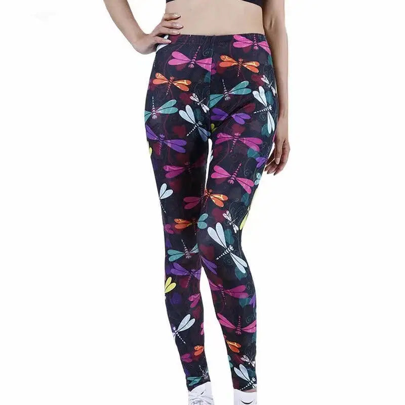 Fashion Printed Stretch Slimming Leggings Women Beyond Trends Hub