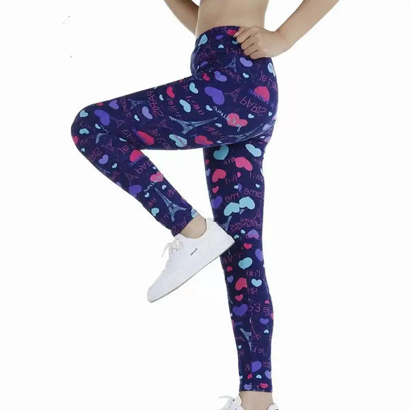 Fashion Printed Stretch Slimming Leggings Women Beyond Trends Hub