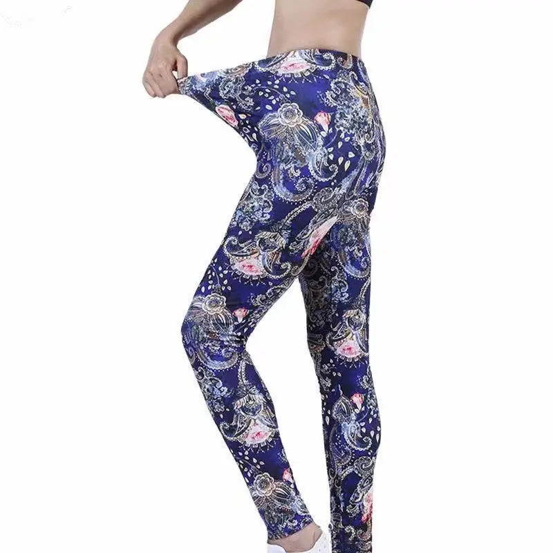 Fashion Printed Stretch Slimming Leggings Women Beyond Trends Hub