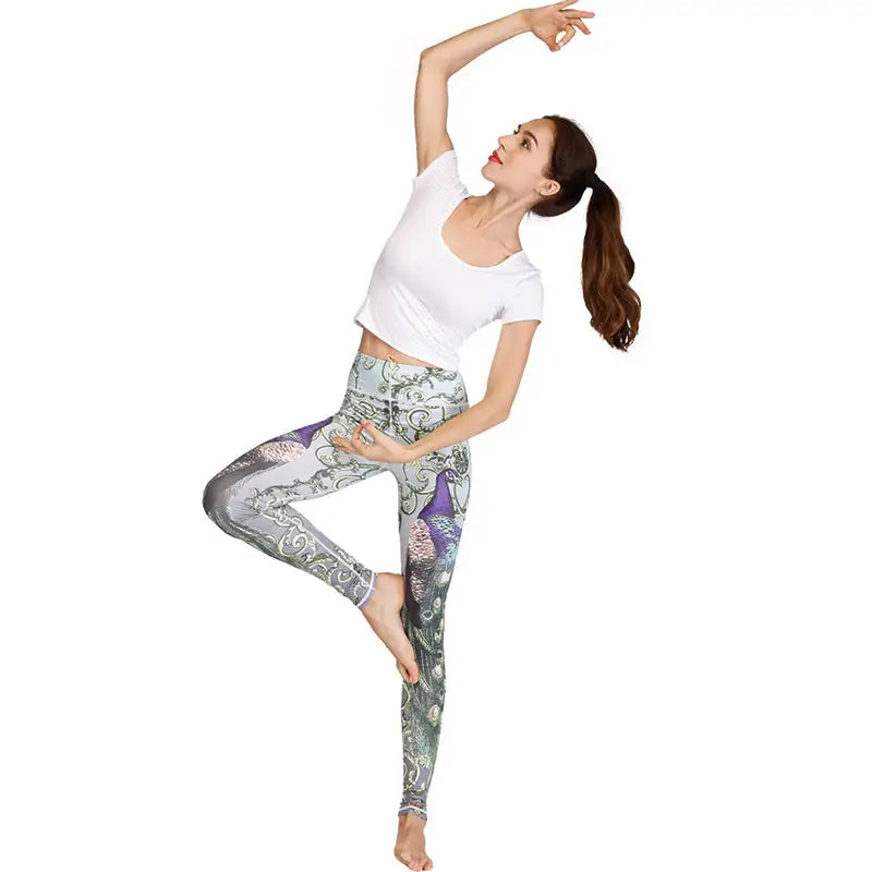 Fashion printed yoga clothes suit women - Beyond Trends Hub 