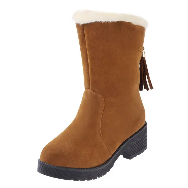 Fashion snow boots round toe boots Beyond Trends Hub