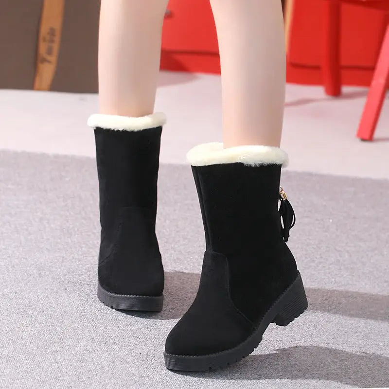 Fashion snow boots round toe boots Beyond Trends Hub