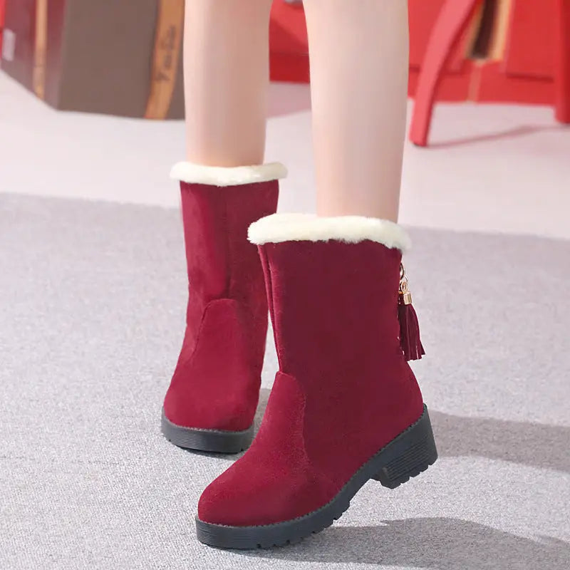 Fashion snow boots round toe boots Beyond Trends Hub