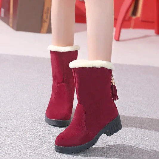 Fashion snow boots round toe boots Beyond Trends Hub