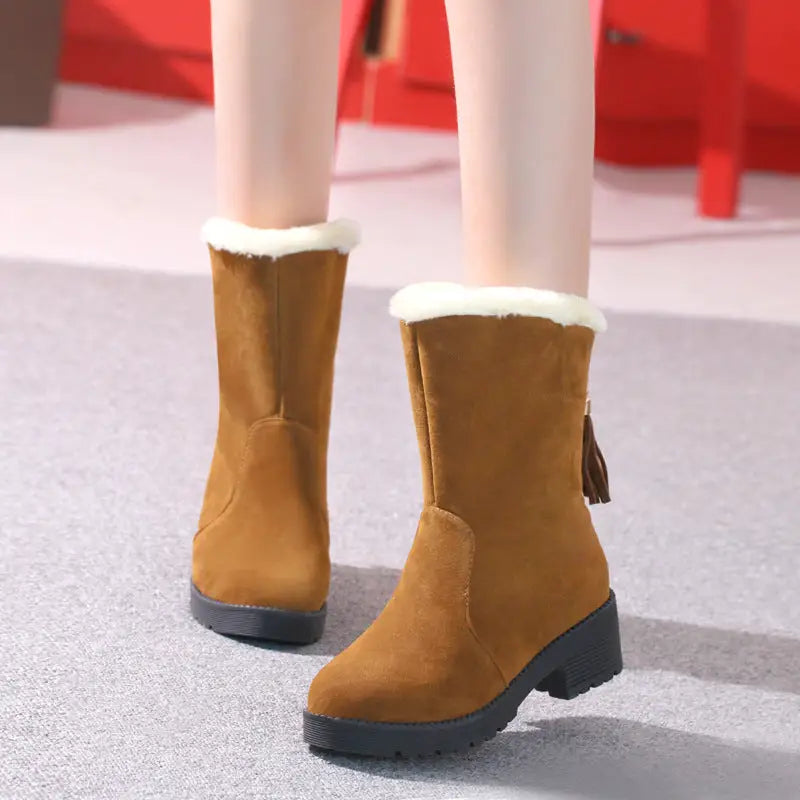 Fashion snow boots round toe boots Beyond Trends Hub