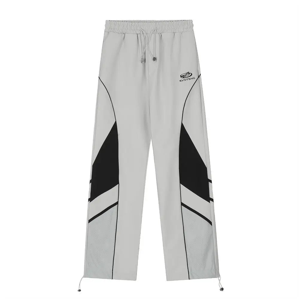 Fashion Straight Leisure Men Trousers - Gray / S