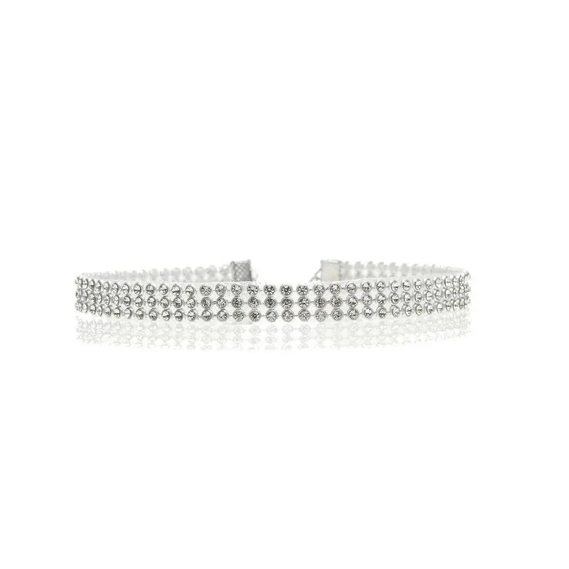 Fashion Women Full Crystal Rhinestone Choker Necklace Wedding Jewelry Chokers Necklaces for Women Beyond Trends Hub