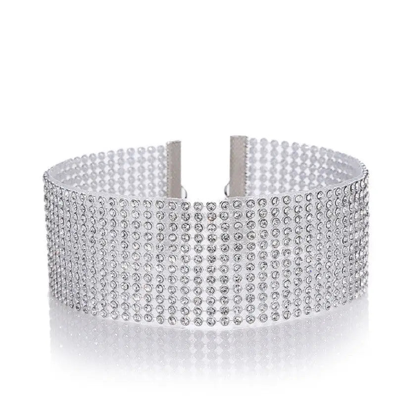 Fashion Women Full Crystal Rhinestone Choker Necklace Wedding Jewelry Chokers Necklaces for Women Beyond Trends Hub