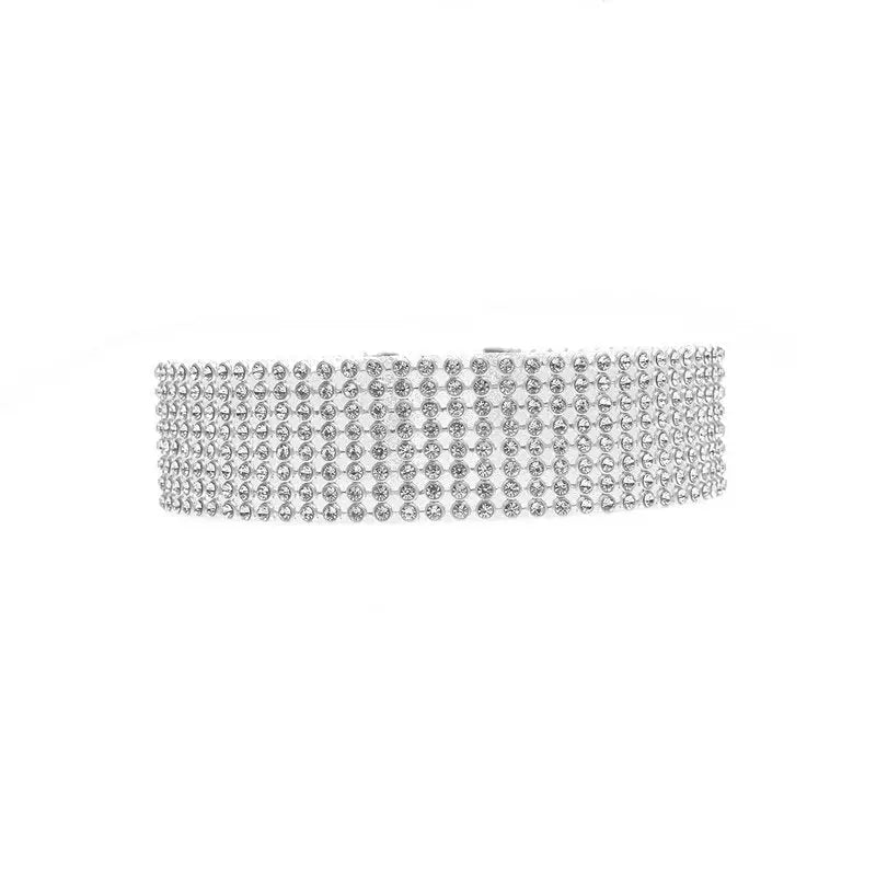 Fashion Women Full Crystal Rhinestone Choker Necklace Wedding Jewelry Chokers Necklaces for Women Beyond Trends Hub