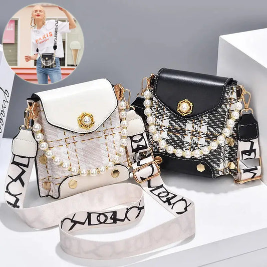 Fashion Women'S Crossbody Bag Girl'S Cute Princess Wallet Classic Shoulder Bag Summer Pearl Chain Phone Bag Beyond Trends Hub
