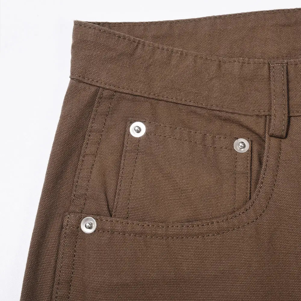 Fashion Zipper Split Casual Trousers Men