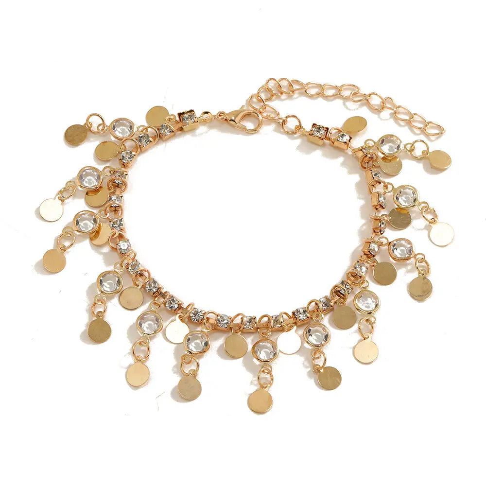 Fashionable All-match High-grade Beach Women’s Anklet - Gold