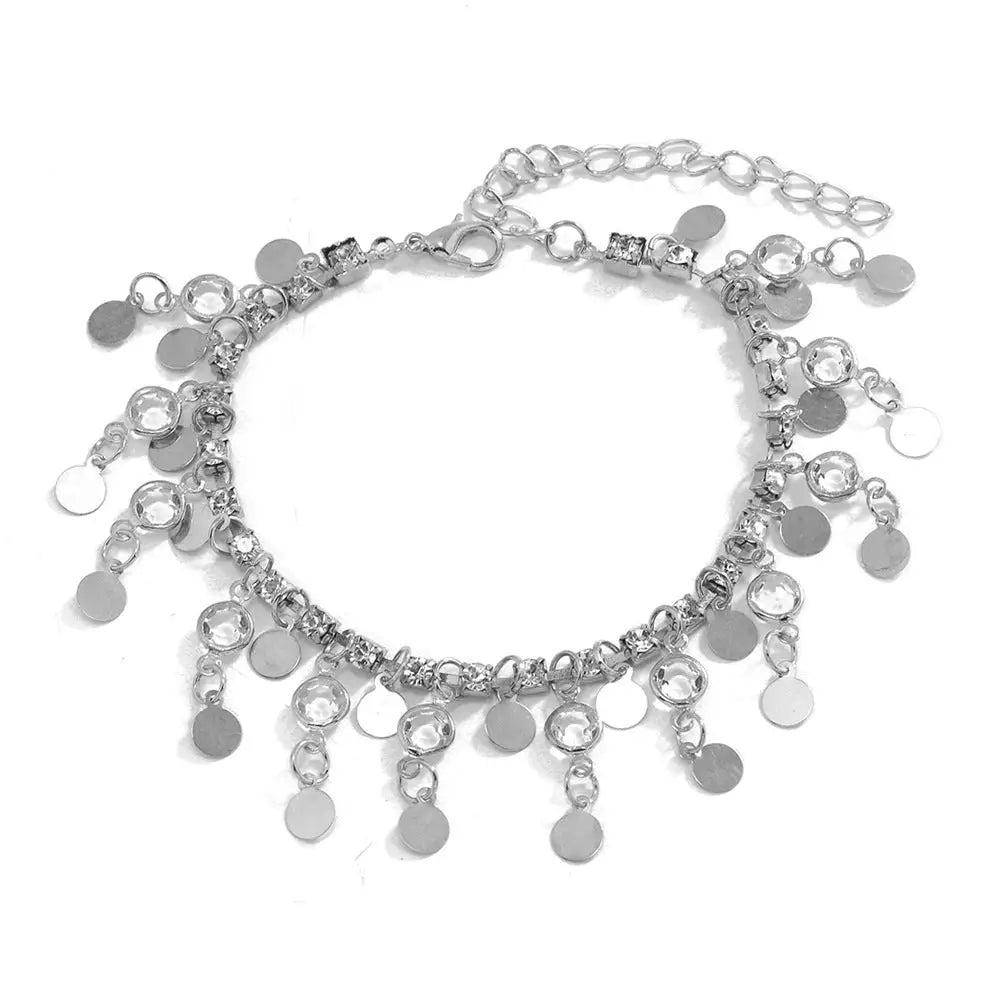 Fashionable All-match High-grade Beach Women’s Anklet - Silver