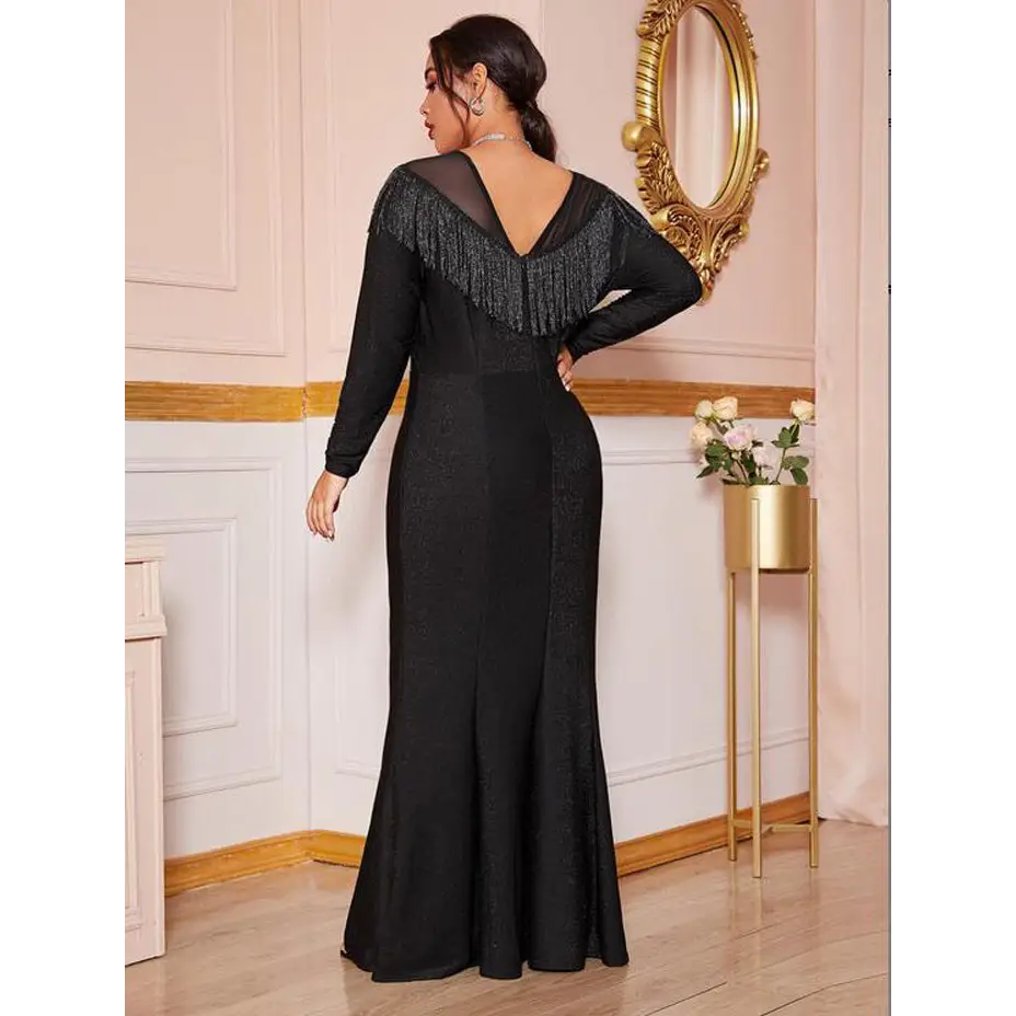 Fat Women Plus Size Evening Party Prom Long Dress Dresses