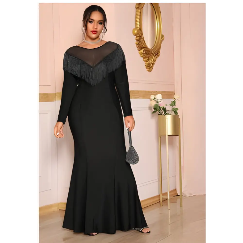 Fat Women Plus Size Evening Party Prom Long Dress Dresses