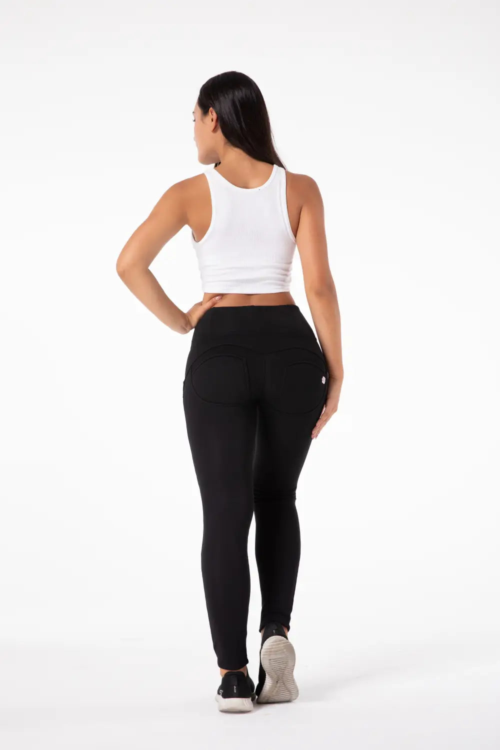 Shascullfites Melody Black Thermal Leggings Butt Lifting Winter Pants Fur Inside Women Pants