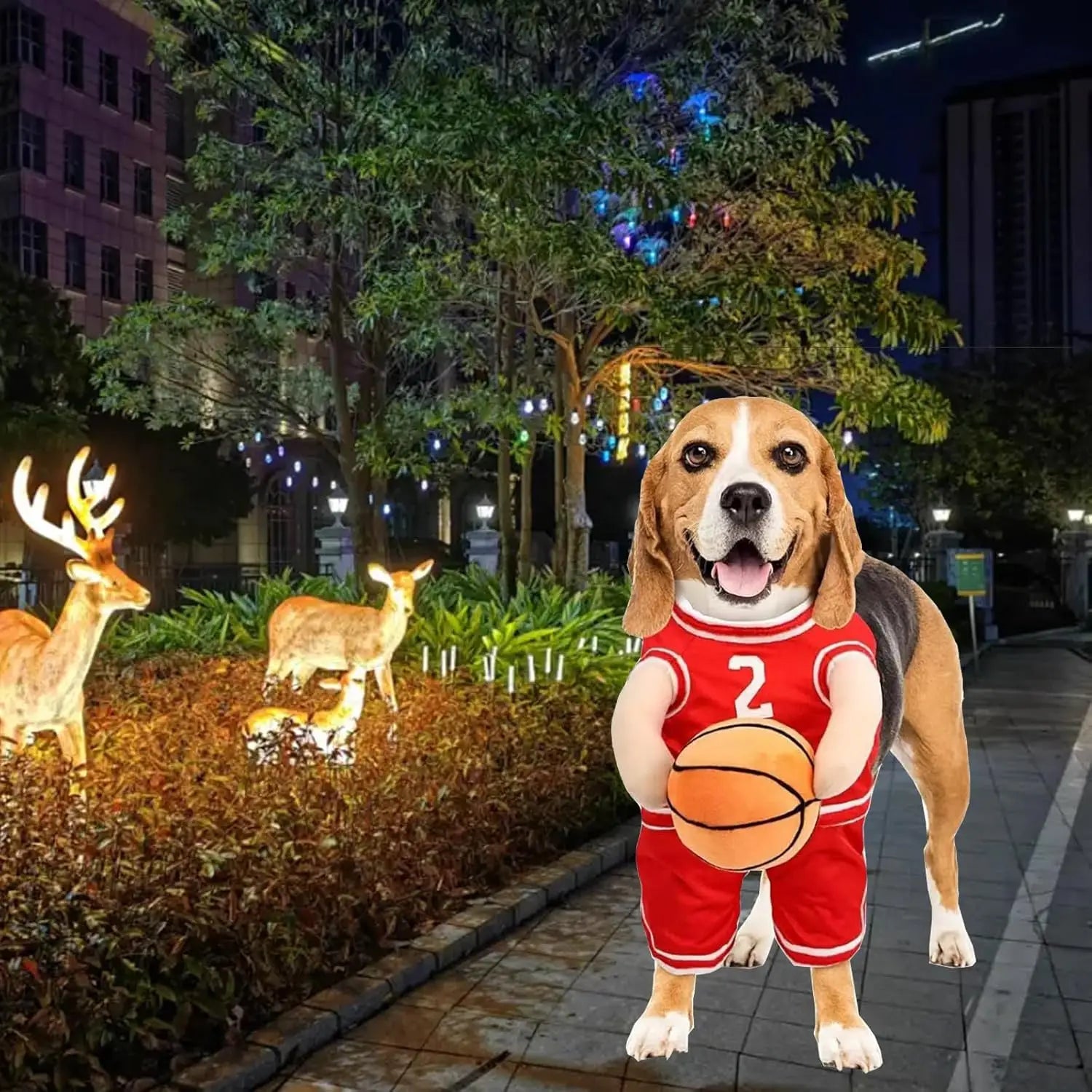 Pet Costumes Dog Basketball Player Costume Halloween Costumes For Dogs Funny Dress Up Sports Outfit Cosplay Clothes