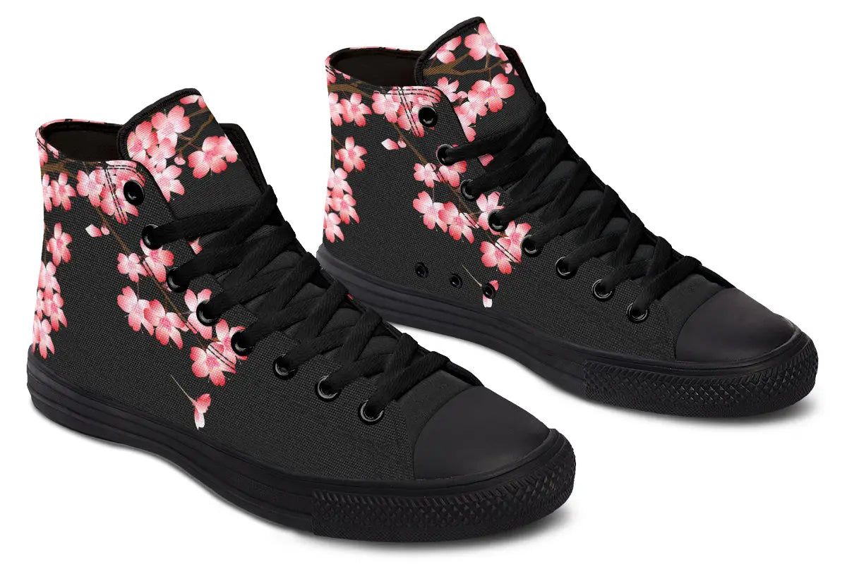 Printed Couple High-top Canvas Shoes