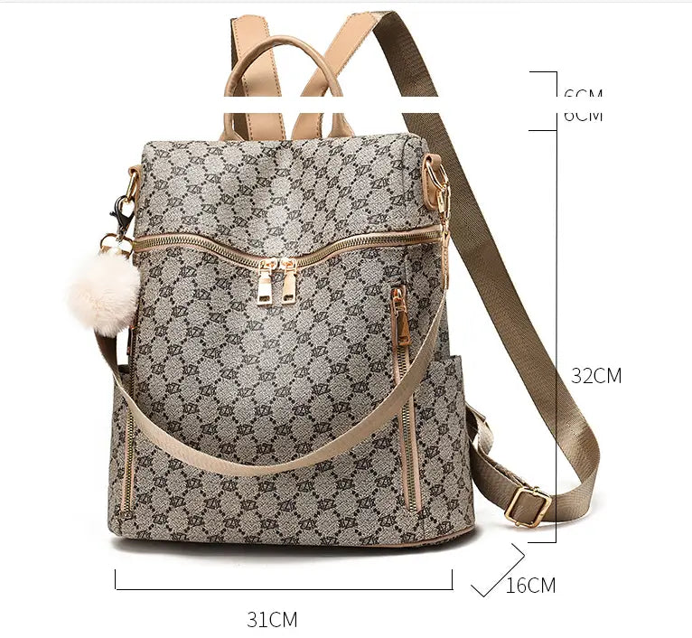 Women’s Double Shoulder Casual Backpack