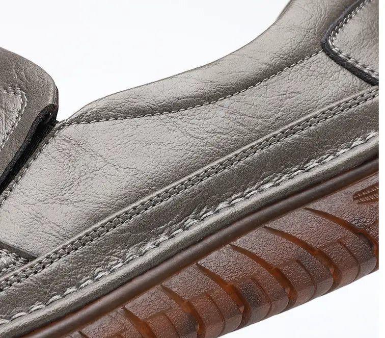 Men’s Leather Shoes Soft Bottom Beef Tendon Bottom