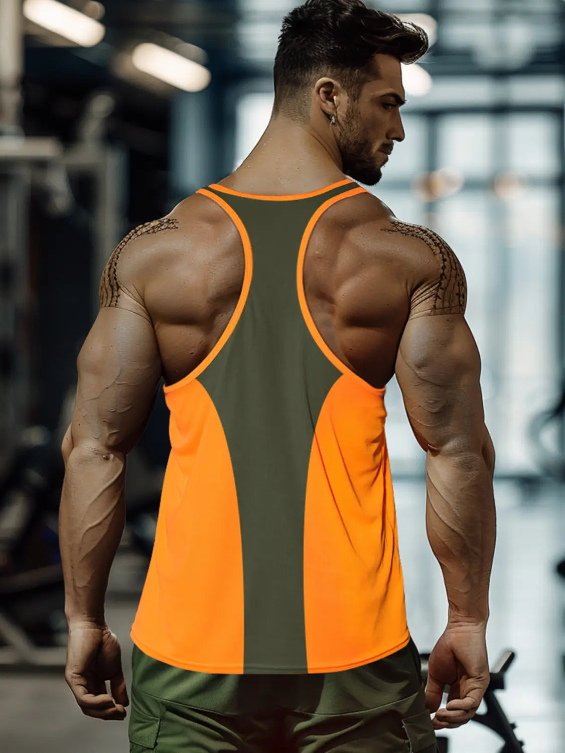 Loose Sleeveless Men’s Fitness Undershirt Casual All-matching Quick Drying Clothes