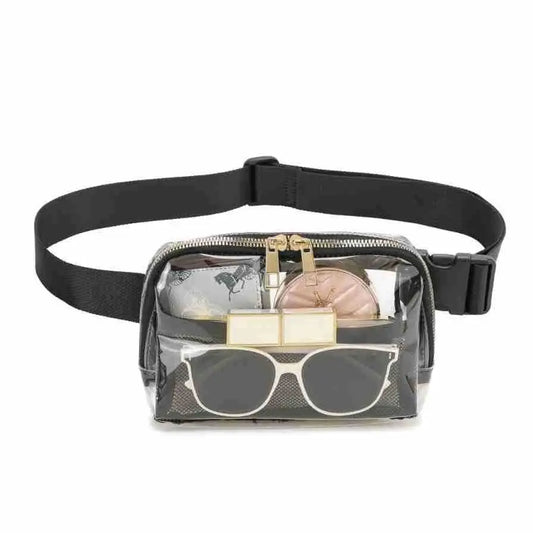 Female Minimalist Casual Transparent Waist Bag Beyond Trends Hub