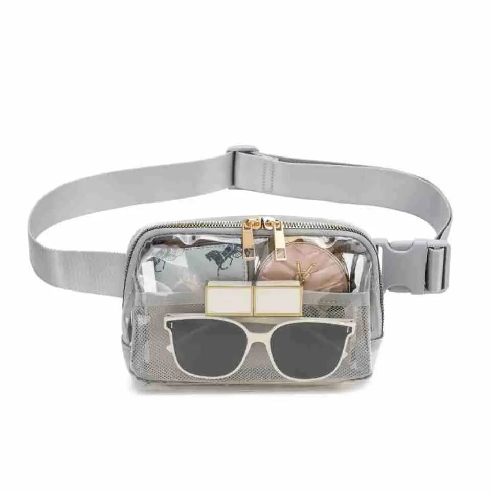 Female Minimalist Casual Transparent Waist Bag Beyond Trends Hub