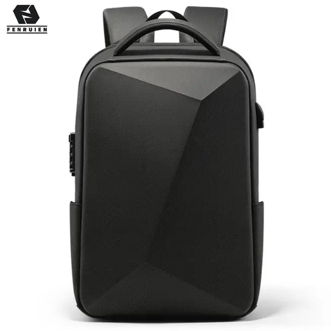 Fenruien Brand Laptop Backpack Anti-theft Waterproof School Backpacks USB Charging Men Business Travel Bag Backpack New