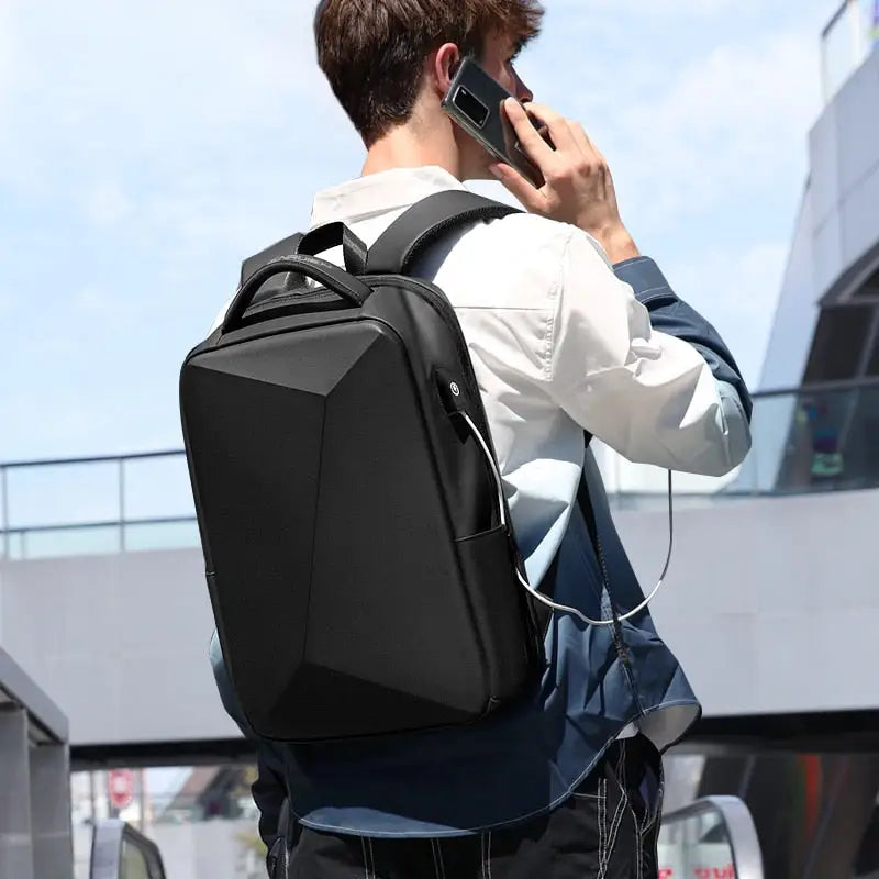 Fenruien Brand Laptop Backpack Anti-theft Waterproof School Backpacks USB Charging Men Business Travel Bag Backpack New