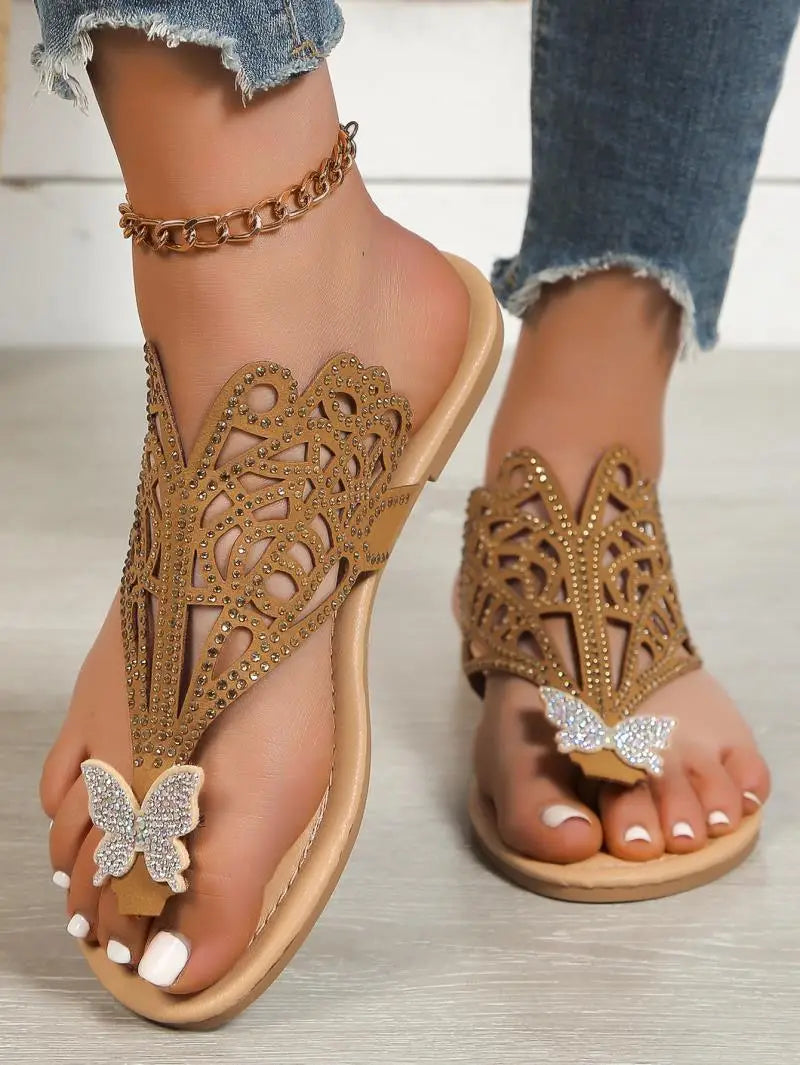 Slip-on Flip-toe Sandals