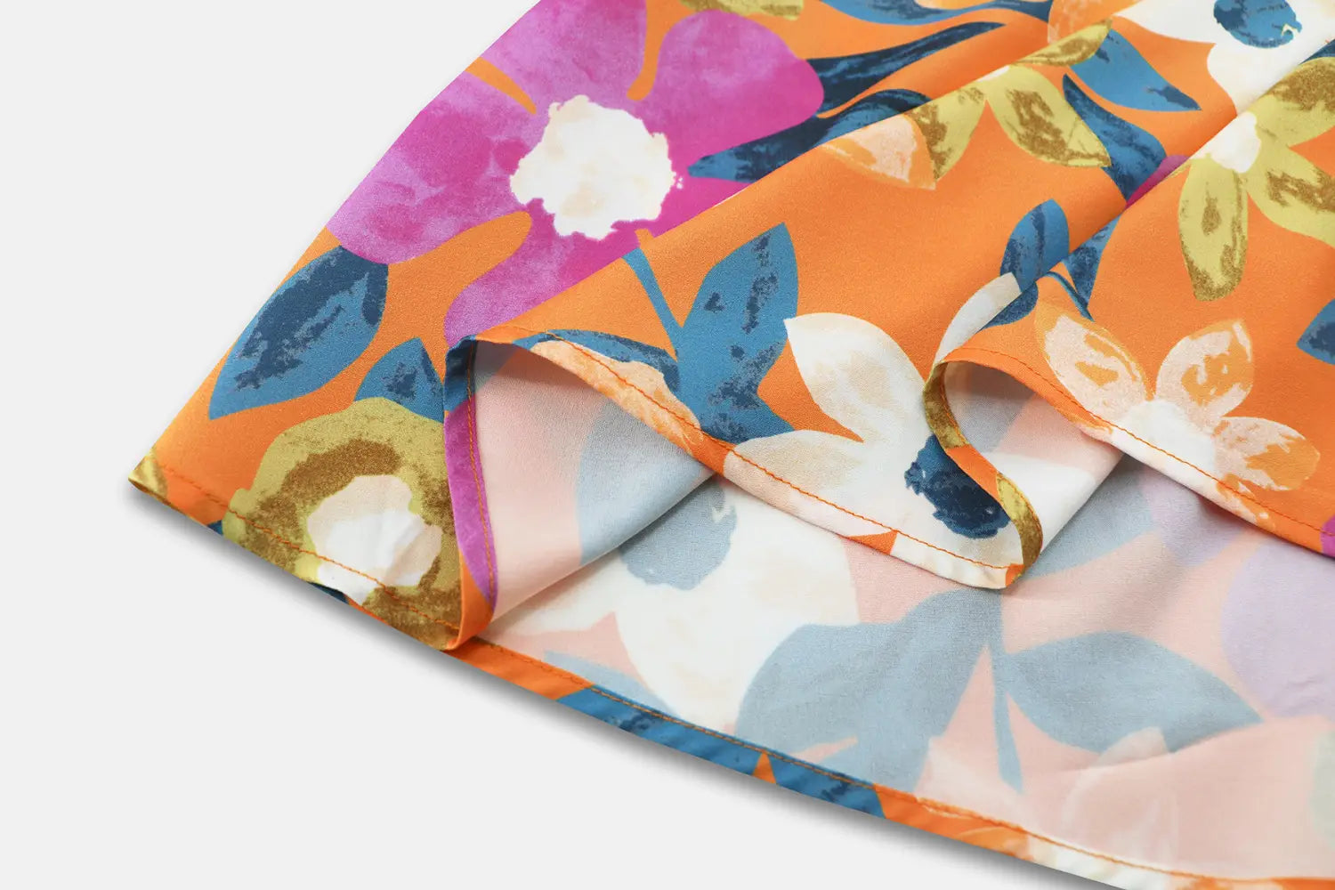 Flowers Print V-Neck Lantern-sleeve Dress Y2K Summer Vacation Beach Short Dresses Fashion Womens Clothing