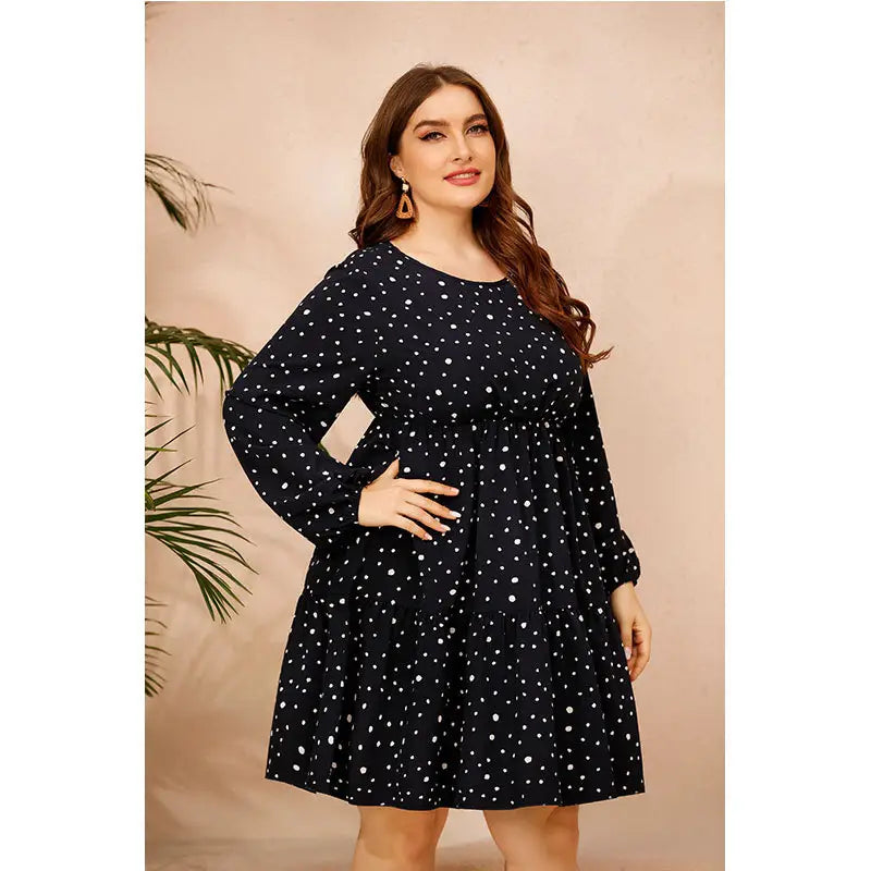 Leisure Home Loose Women’s Plus Size Floral Dress