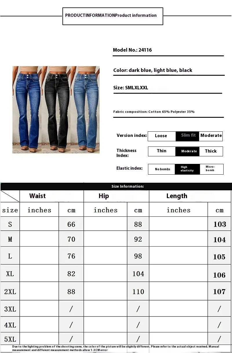 New Washed Street Skinny Retro Stretch Jeans Women’s Clothing