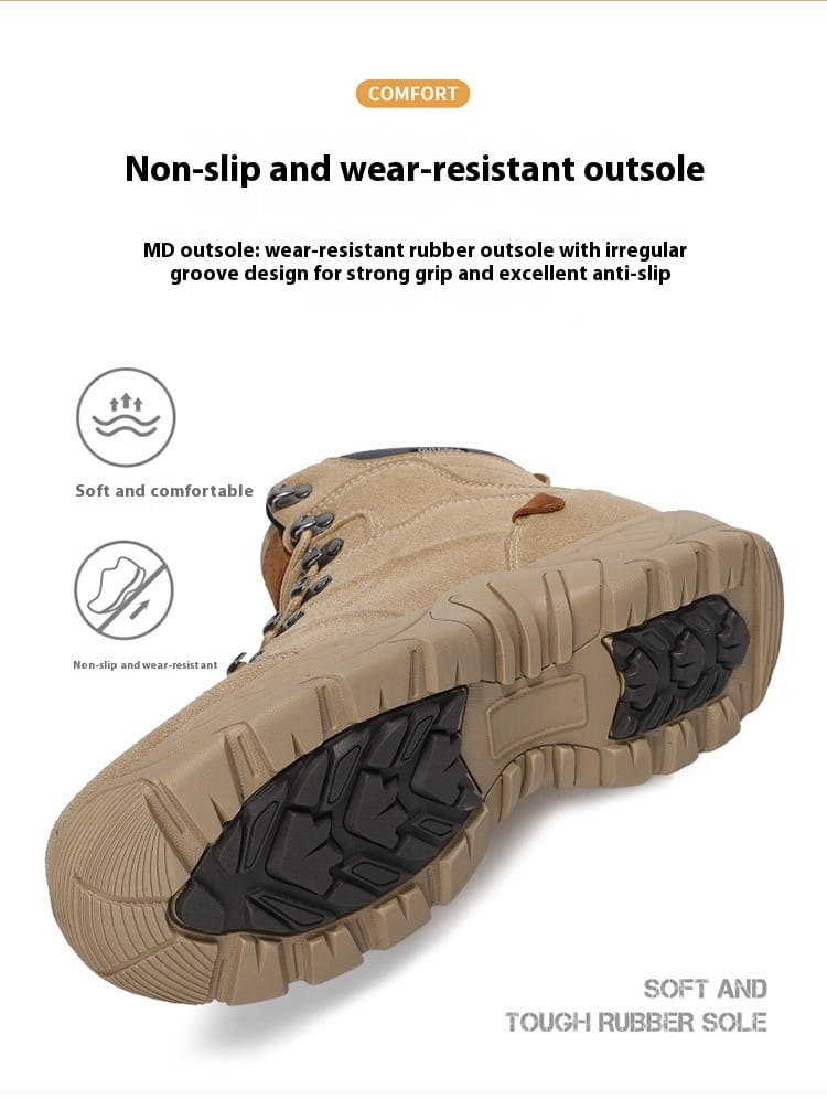Men’s Middle High Top Autumn And Winter Mountaineering Plus Size Hiking Boots