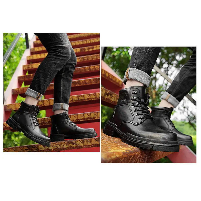First layer leather Martin boots Beyond Trends Hub