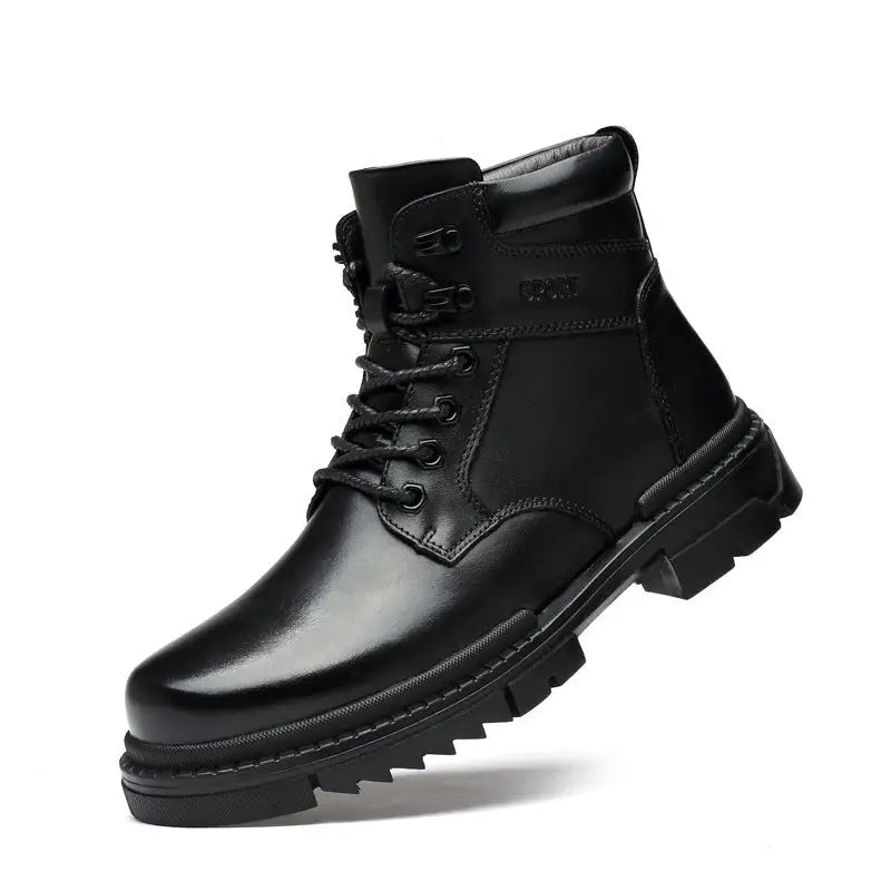 First layer leather Martin boots Beyond Trends Hub
