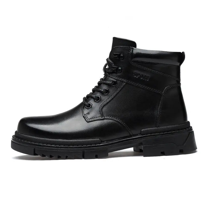 First layer leather Martin boots Beyond Trends Hub