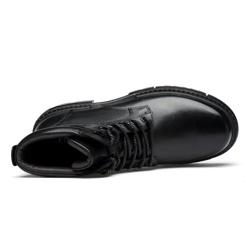 First layer leather Martin boots Beyond Trends Hub
