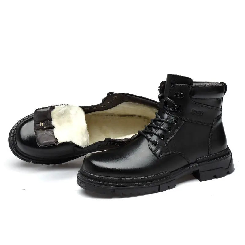 First layer leather Martin boots Beyond Trends Hub