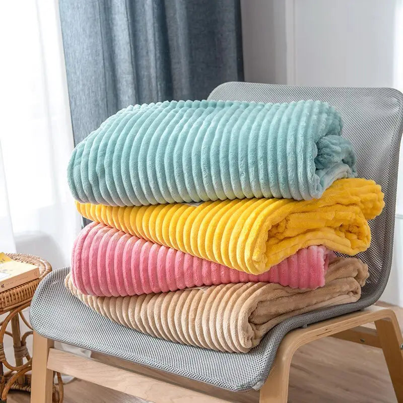 Flannel sheets Solid blanket - Beyond Trends Hub 