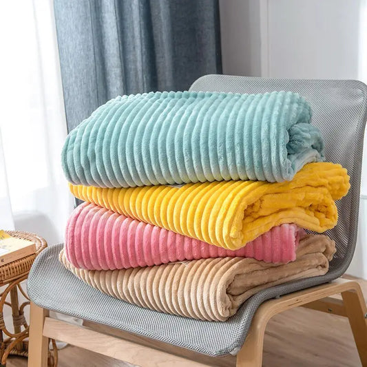 Flannel sheets Solid blanket - Beyond Trends Hub 