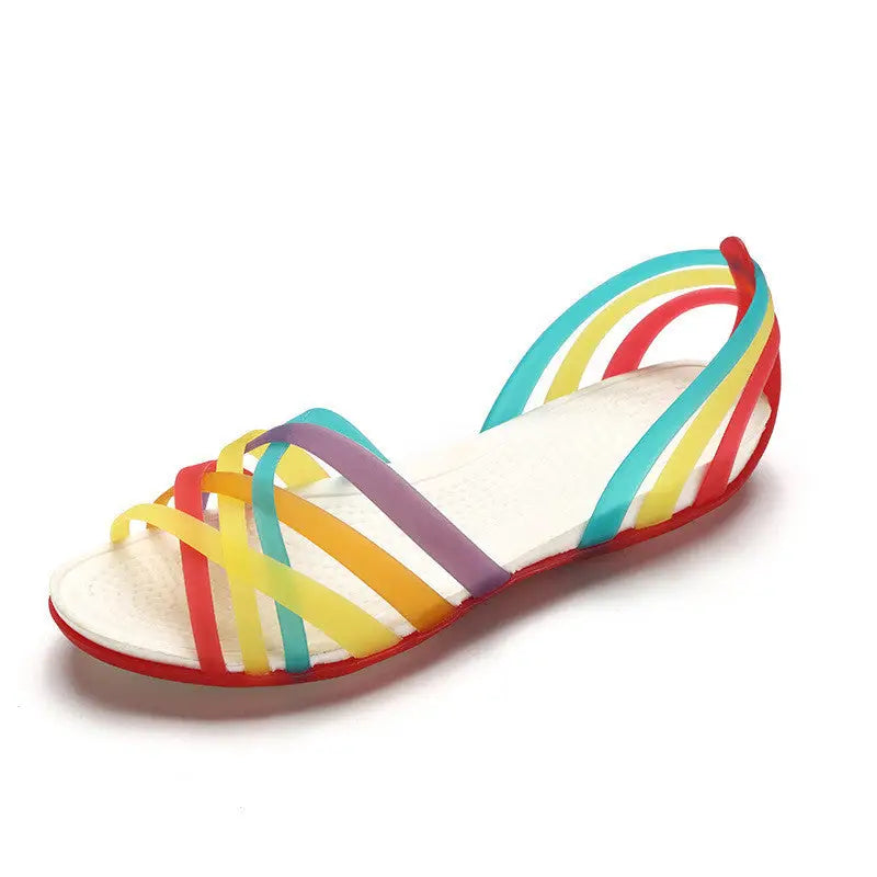 Flat jelly sandals Beyond Trends Hub