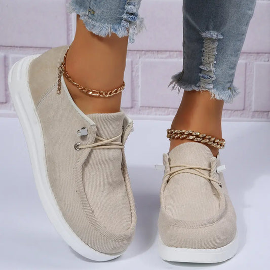 Flat Shoes Woman Breathable Elastic Band Casual Shoes Walking Beyond Trends Hub