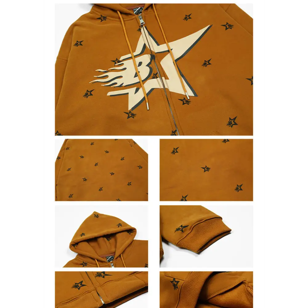 Fleece Zipper Cardigan Hooded Sweater For Men And Women Loose Beyond Trends Hub