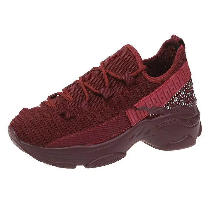 Flying Woven Shoes Women'S Women'S Shoes Casual Mesh Breathable Sports Running Shoes Beyond Trends Hub